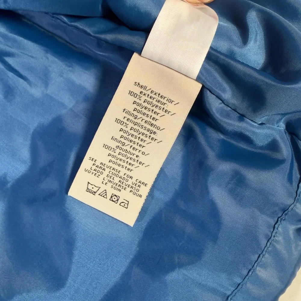 Calvin Klein Puffer Vest Kids 24M Blue Excellent Quilted Zip Up Logo Outerwear